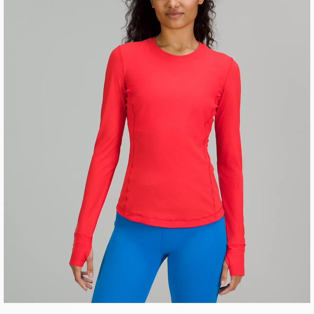 Lululemon Ventilated Mesh-Back Running long sleeve shirt